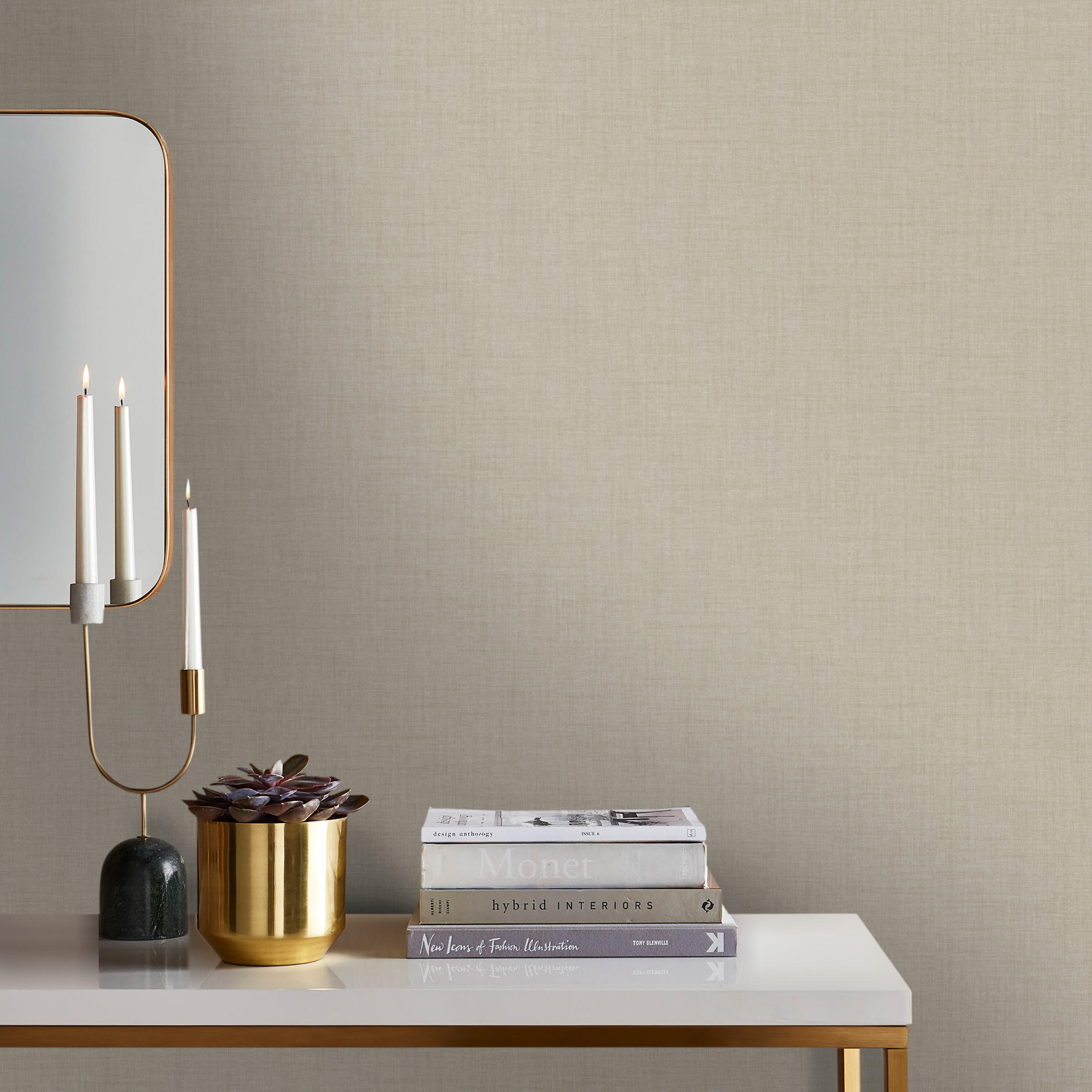 VLIESTAPETE Matt Textil Warm Sand - Beige, Papier/Kunststoff (52/1000cm) - Superfresco Easy