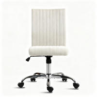 DREHSTUHL höhenverstellbar 360° drehbar 120 kg - Weiß, Textil (43/89/56cm) - Gisaae