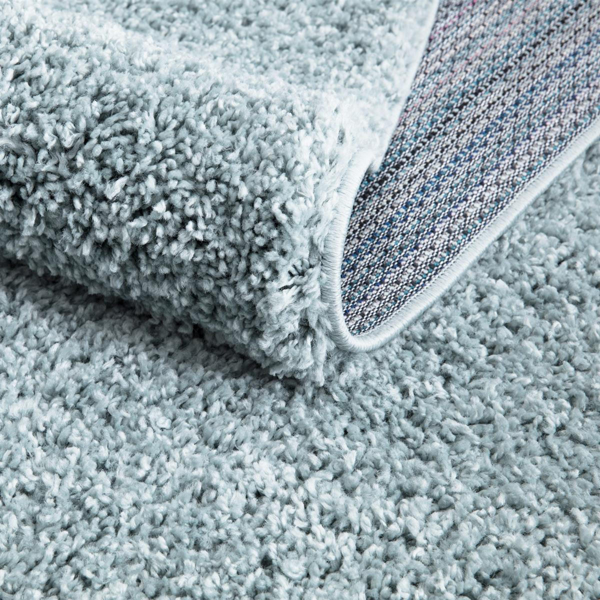 HOCHFLOR-TEPPICH City Shaggy 500 Türkis 200x200 cm - Türkis, Textil (200/200cm) - carpet city