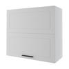 KÜCHENHÄNGESCHRANK Kvantum W8B/80 Weiß Matt / Weiß Matt 80 / 32,5 / 72cm - Weiß, Holz/Holzwerkstoff (80/72/32.5cm) - Feldmann-Wohnen