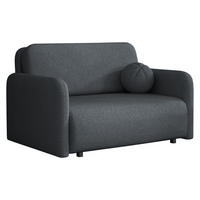 SCHLAFSOFA Viva Sun II - Dunkelgrau/Schwarz, Holz/Textil (130/85/103cm) - MIRJAN24