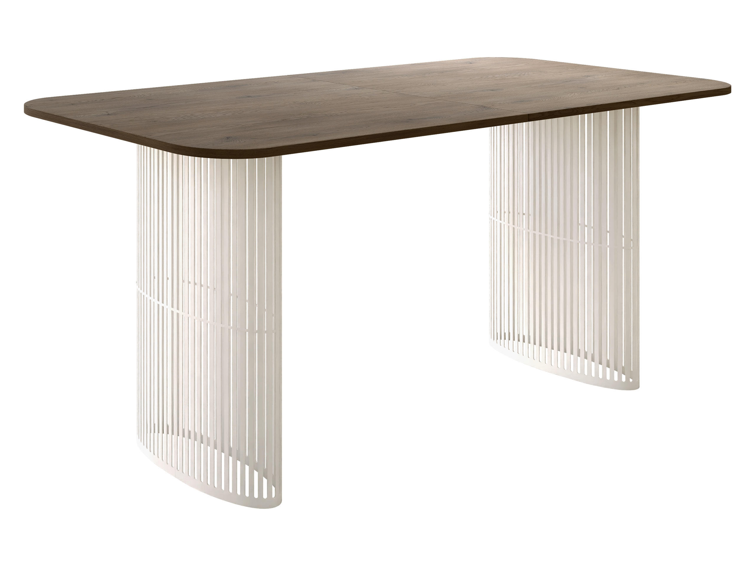 ESSTISCH Arcadia Cashmere 160 - Kaschmir/Eichefarben, Holzwerkstoff/Metall (90/160/76cm) - MIRJAN24