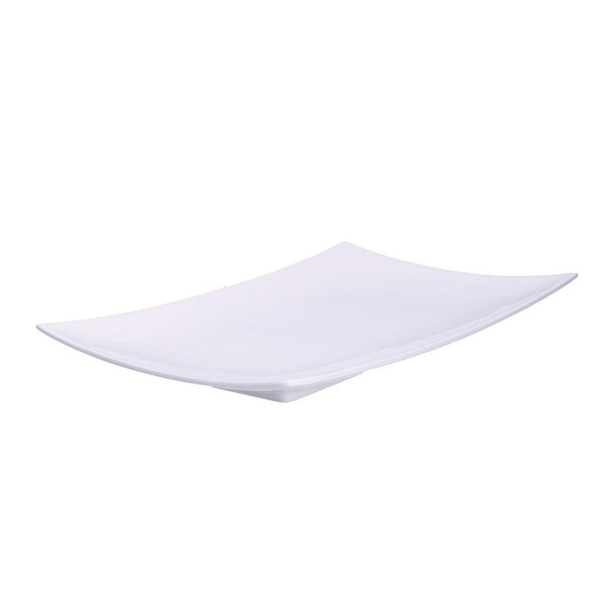 SERVIERPLATTE Weiß 35/23/3 cm P0044R3523Z - Weiß, Keramik (23/3/35cm) - La Porcellana Bianca 