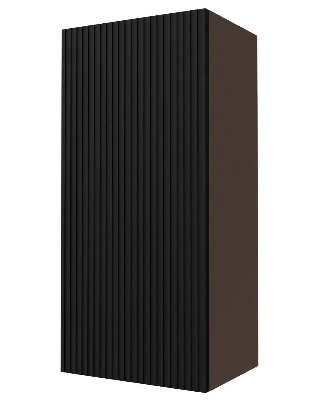 KÜCHENHÄNGESCHRANK Lamello W4/45 Schwarz Matt / Lava 45 / 32,5 / 96cm - Dunkelgrau/Schwarz, Holz/Holzwerkstoff (45/96/32.5cm) - Feldmann-Wohnen