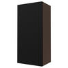 KÜCHENHÄNGESCHRANK Lamello W4/45 Schwarz Matt / Lava 45 / 32,5 / 96cm - Dunkelgrau/Schwarz, Holz/Holzwerkstoff (45/96/32.5cm) - Feldmann-Wohnen