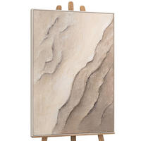 GEMÄLDE Spuren der Zeit Schattenfugenrahmen Beige 120x80 cm - Beige, Holz (120/80cm) - YS-art gallery