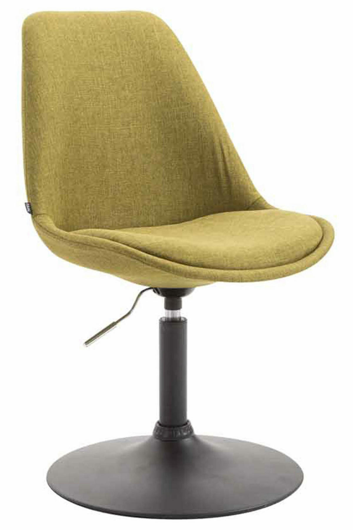 STUHL 4er Set Stoff grün - Schwarz/Grün, Textil/Metall (48/76/57cm) - CLP