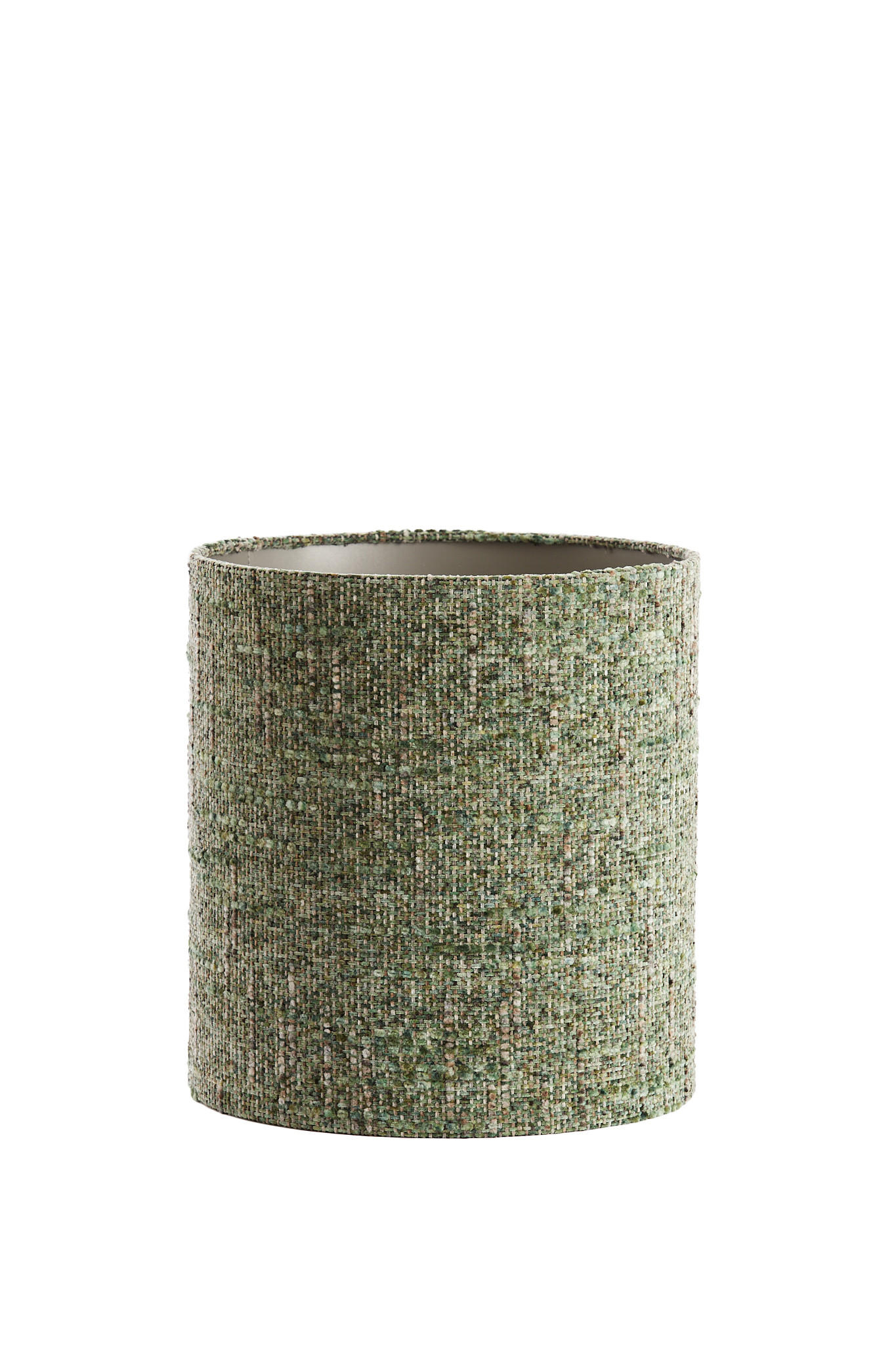 LAMPENSCHIRM Osire Grün 30/30/32 cm - Grün, Textil (30/30/32cm) - Light & Living