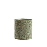 LAMPENSCHIRM Osire Grün 30/30/32 cm - Grün, Textil (30/30/32cm) - Light & Living