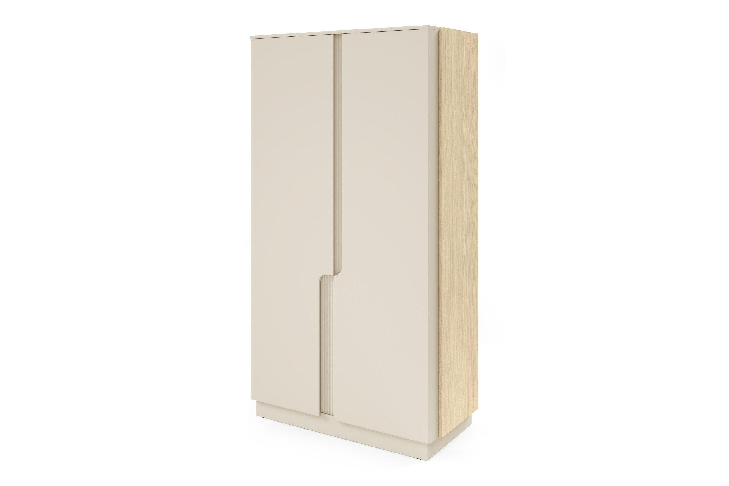 KLEIDERSCHRANK PAURO 01 103/195/52 cm in Eiche Mavelie / Macadamia - Eichefarben/Beige, Holzwerkstoff (103/195/52cm) - Deine Möbel 24