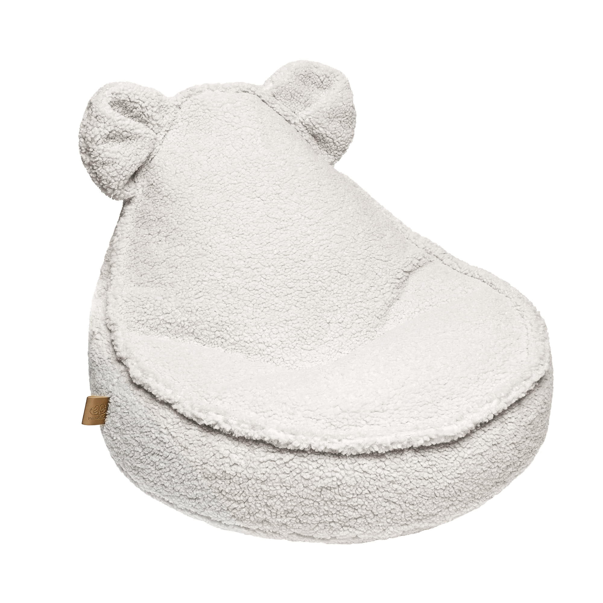SITZSACK für Kinder, Bär, Bearly, Cremig - Creme, Textil (58/50/67cm) - MeowBaby