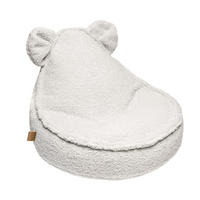 SITZSACK für Kinder, Bär, Bearly, Cremig - Creme, Textil (58/50/67cm) - MeowBaby