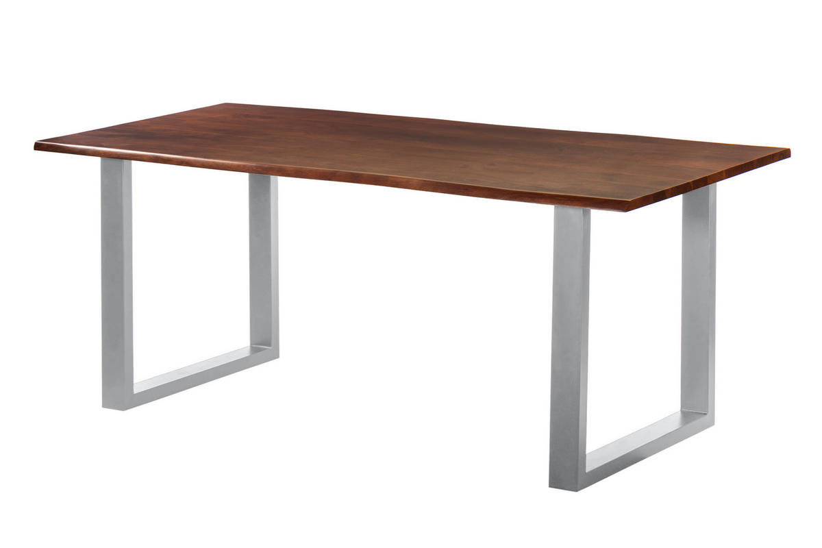 ESSTISCH ROXANA - Beige/Naturfarben, Holz (90/180/77cm) - SAM