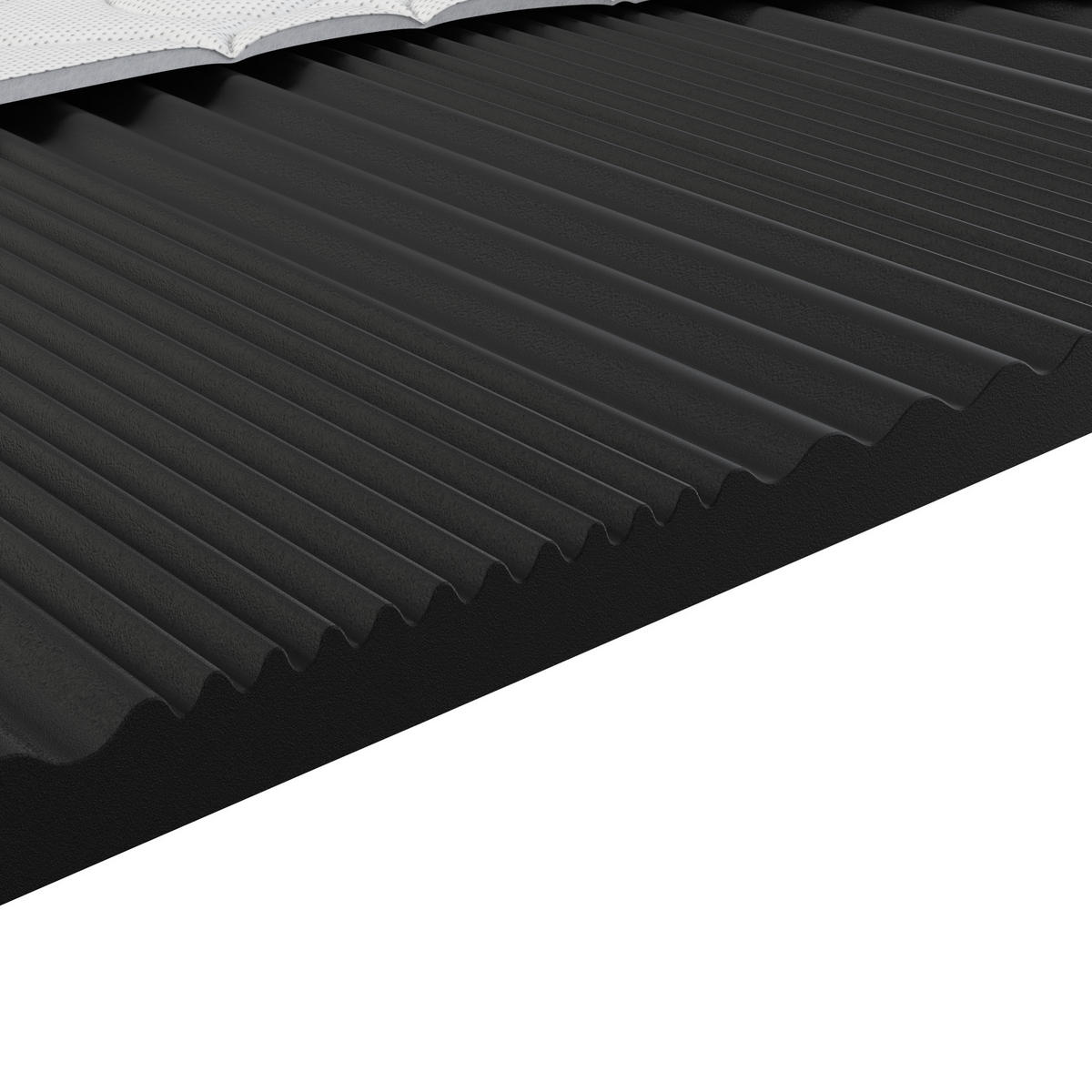 TOPPER "Top Dynamic S", 80 x 200 cm, Höhe: ca. 7 cm - Weiß, Textil (80/200cm) - Hn8 Schlafsysteme