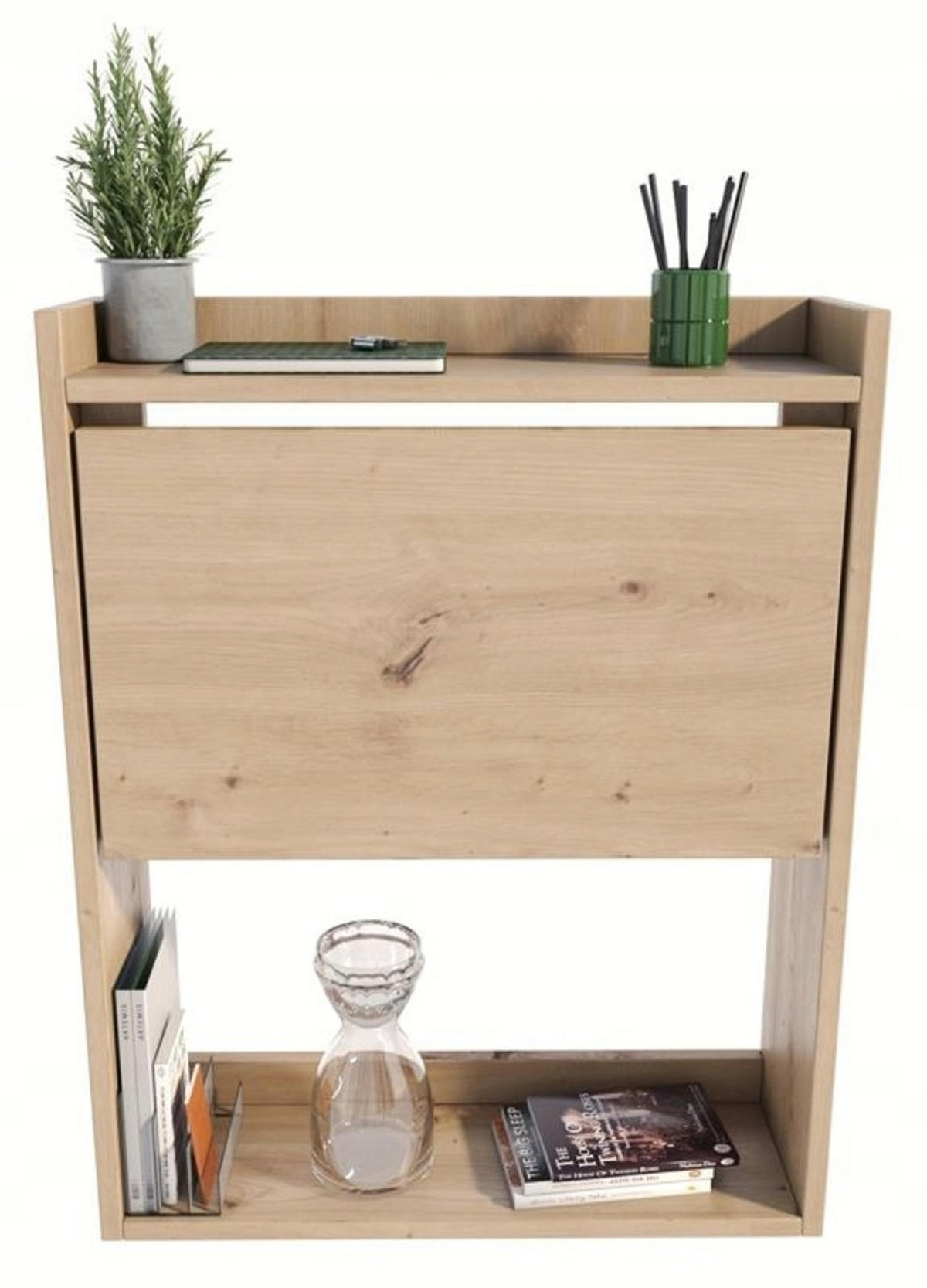SCHREIBTISCH Klappbarer Wandregal Artisan Eiche 70/20/85 cm - Eiche Artisan, Holzwerkstoff (20/70/85cm) - Matkam Möbel