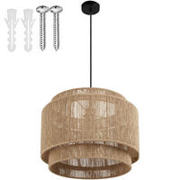 HÄNGELEUCHTE Lignea Lux,46 x 32 cm,natur - Naturfarben, Metall (46/46/32cm) - tectake