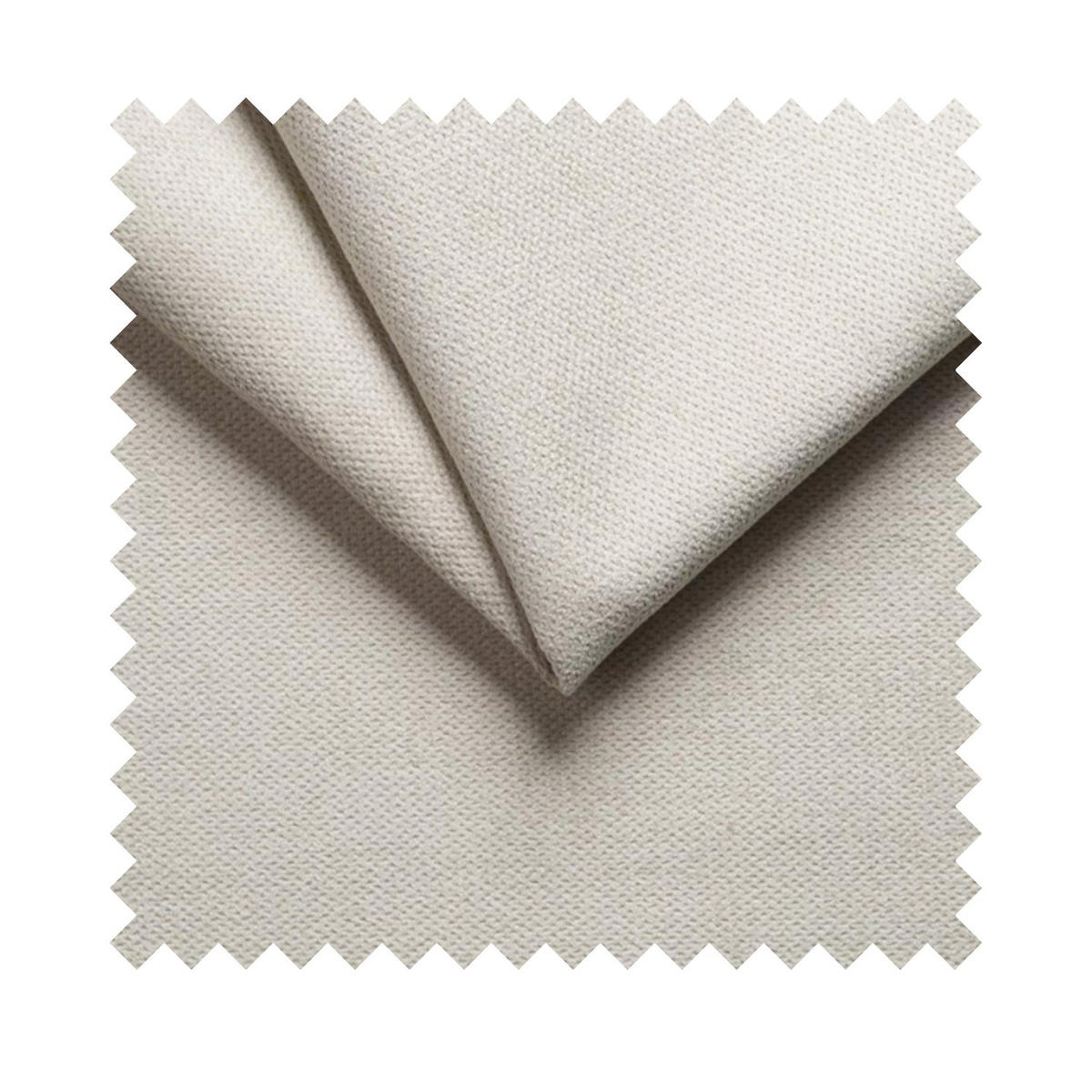3-SITZER SOFA Nubelle Hellbeige Chenille-Bezug, wasserabweisend - Ecru/Schwarz, Kunststoff/Textil (244/85/93cm) - Selsey