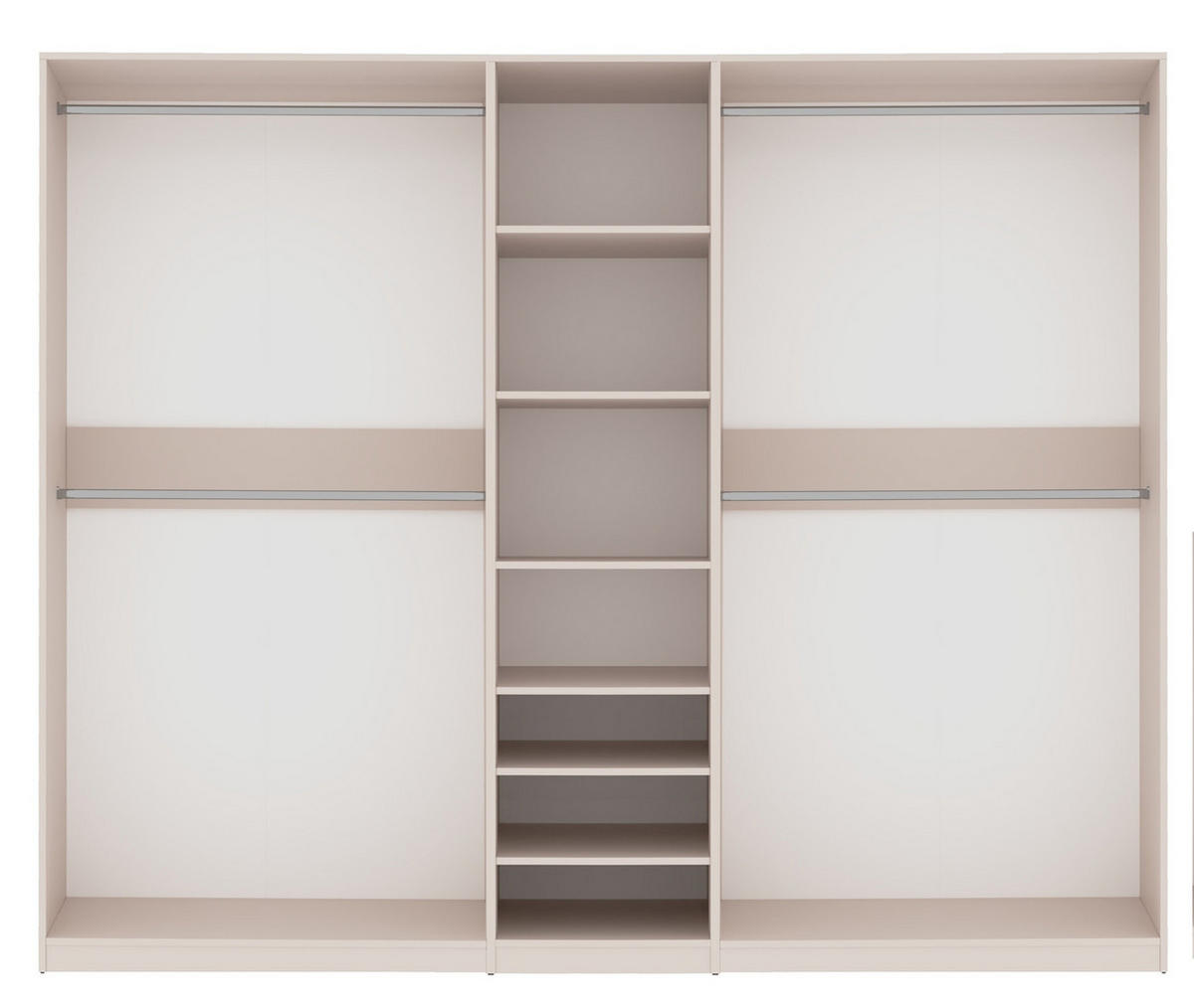 KLEIDERSCHRANK OFFEN TRES Y/C CASHMERE 150-151/206/51 cm - Kaschmir, Holzwerkstoff (250/206/51cm) - Marmex Möbel
