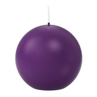 KUGELKERZEN Cardinal Lila Ø 70 mm, 12 Stück - Lila, Paraffin (7/7/7cm) - Wiedemann Kerzen