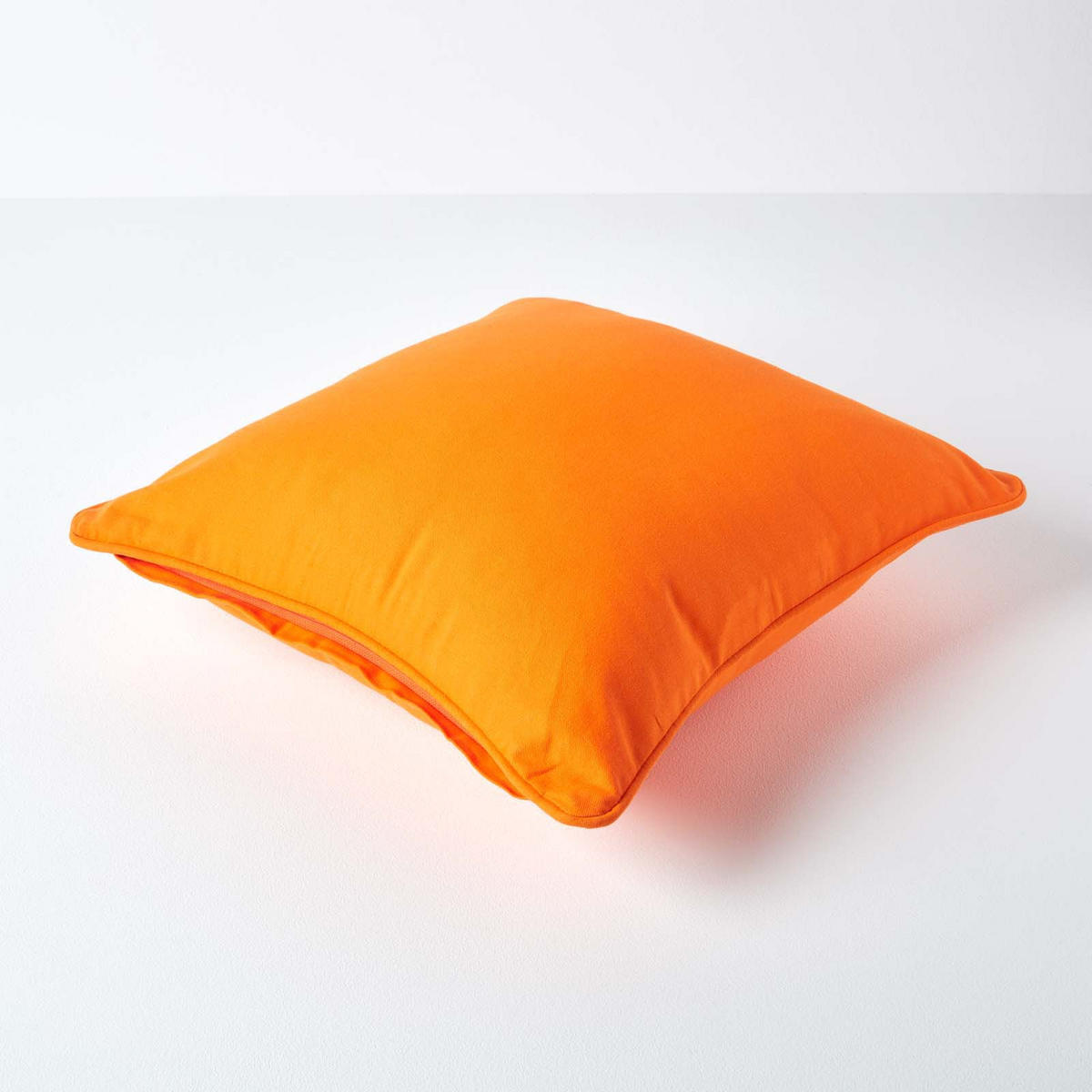 KISSENHÜLLE orange 30/30 cm, 100% Baumwolle - Orange, Textil (30/30cm) - Homescapes