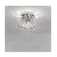 LED-DECKENLEUCHTE 55/38 cm Silber - Silberfarben, Kunststoff (55/55/38cm) - Coonoor