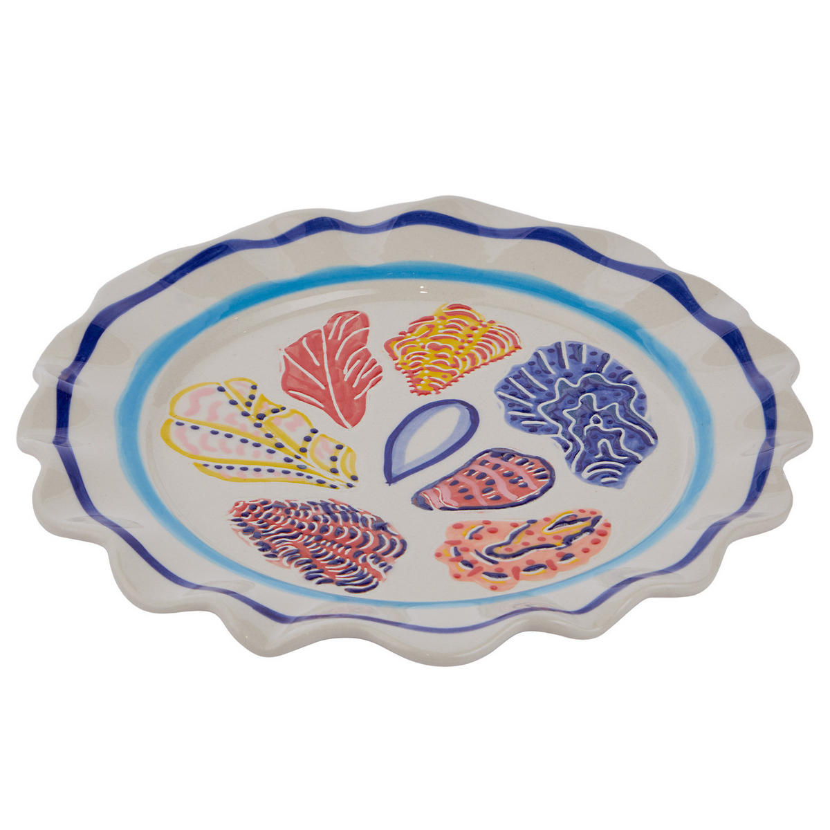 TELLER Coral Coast - Multicolor, Keramik (22/22/2.5cm) - Butlers