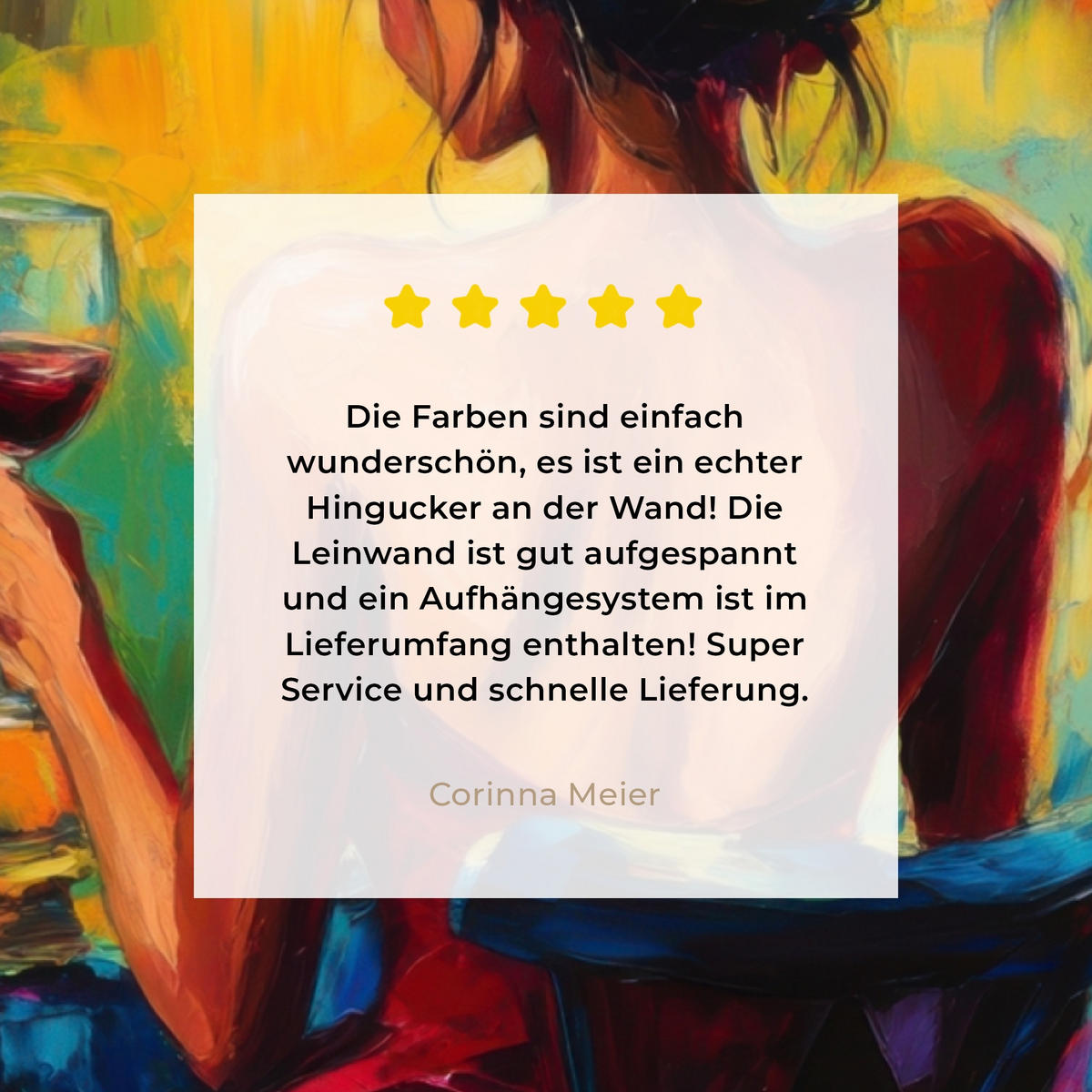 LEINWANDBILD Wein - Frau - Stimmungsvoll - Farbenfroh Wandbilder 80x60 cm - Bordeaux, Textil (80/60cm) - MuchoWow