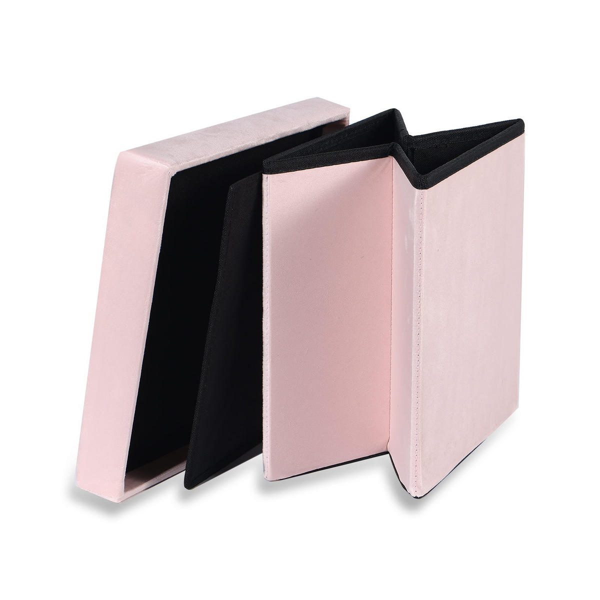 SITZBOX Cortona M Rosa Samt - Pink, Textil (30/30/30cm) - Komodee
