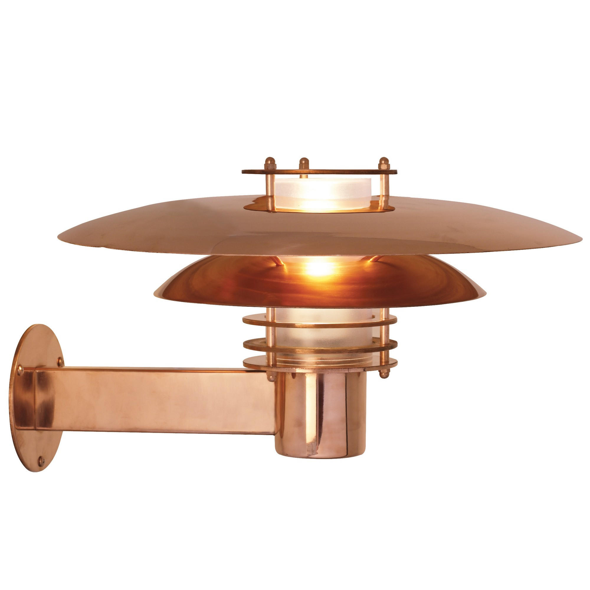 WANDLEUCHTE Phoenix - Braun - 39/22 cm - Braun, Metall (39/22/22cm) - Nordlux