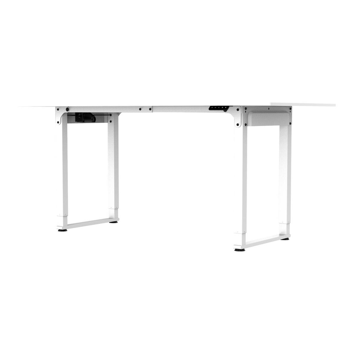 SCHREIBTISCH Kirkkonummi - Weiß, Holzwerkstoff/Metall (180/80/72cm) - pro.tec