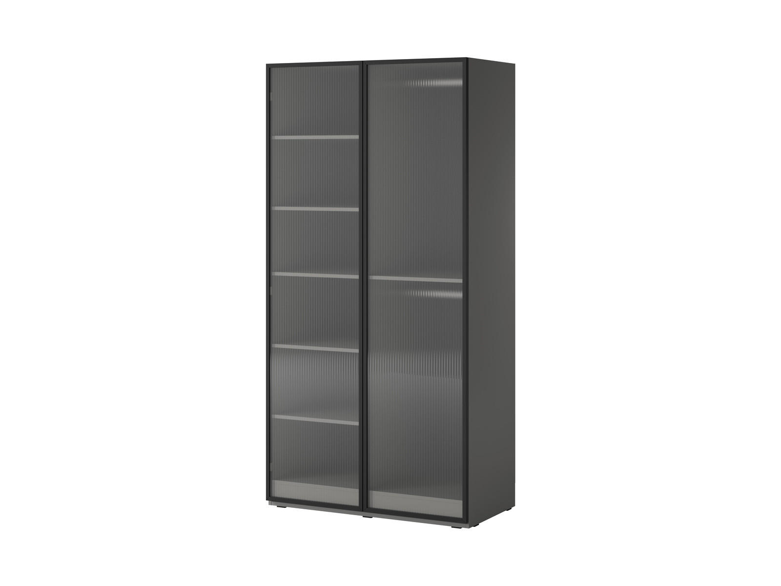 Ravio Kleiderschrank Grau 101x200x51 cm