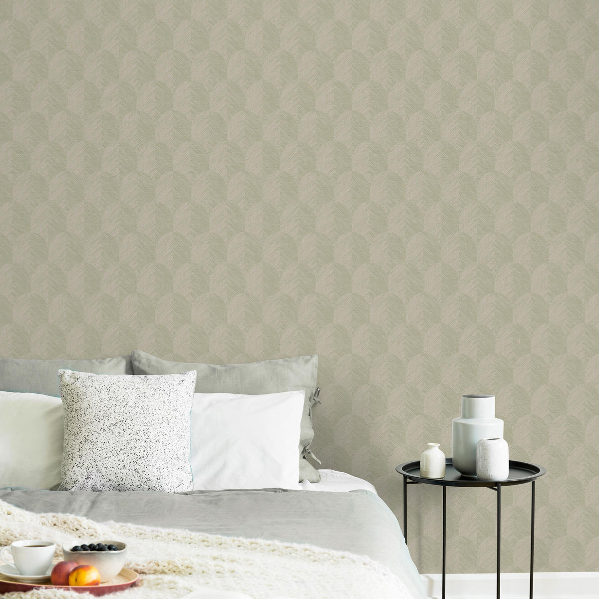 VLIESTAPETE - Romee goldener Sand - Goldfarben, Papier/Kunststoff (52/1000cm) - Superfresco Easy