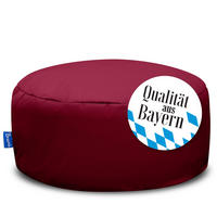 POUF M bordeaux - Bordeaux, Textil (500/200/500cm) - Bruni