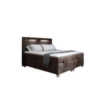 BOXSPRINGBETT Elektrisch Davide - Braun, Holzwerkstoff/Textil (200/200cm) - Fun Möbel