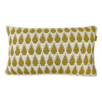 DEKOKISSEN Botanisch Mini gestrickt Lurex Gold 35x60 - Goldfarben, Textil (60/35/12cm) - Malagoon