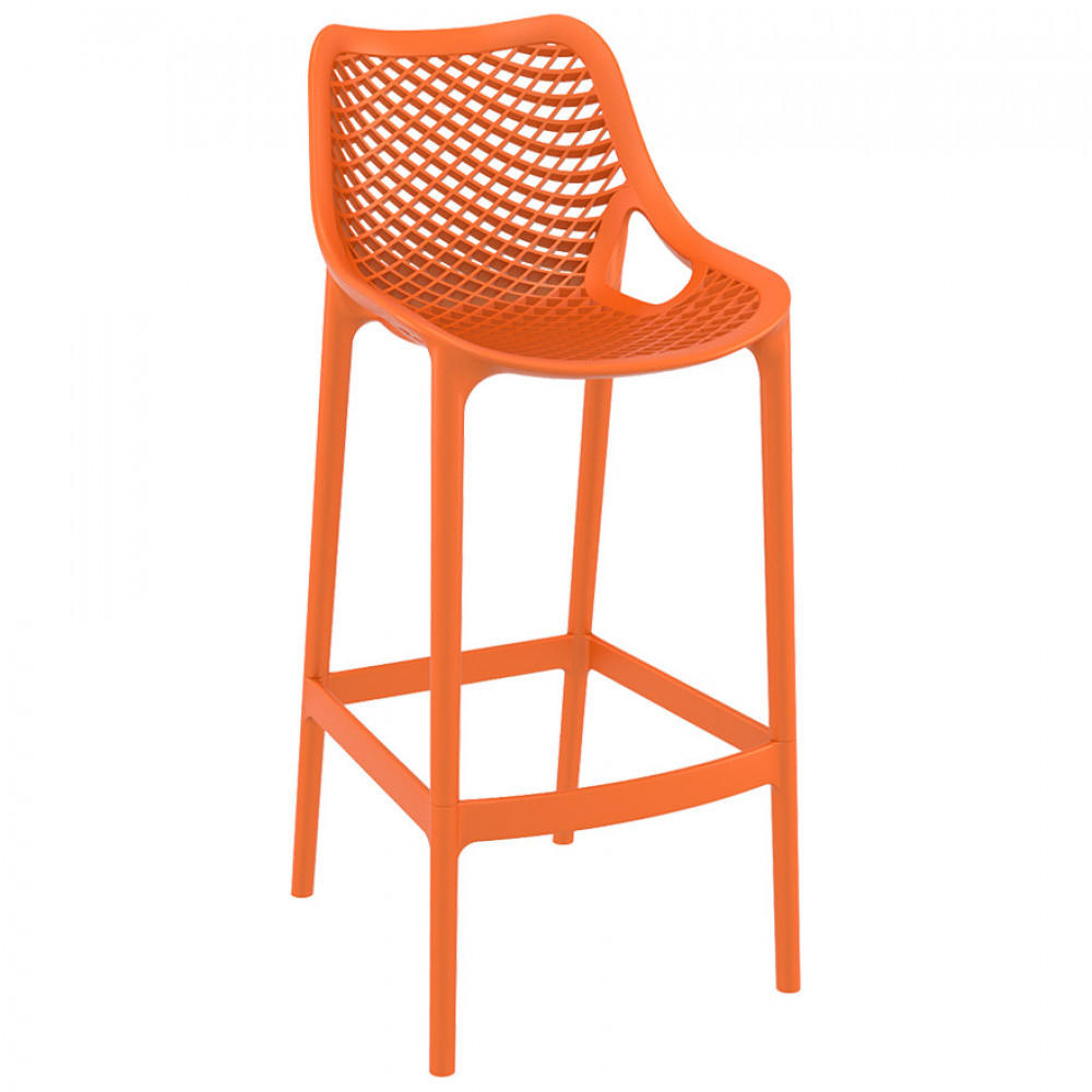BARHOCKER orange 45x105x53cm - Orange, Kunststoff (45/105/53cm) - AlterEgo
