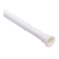 DUSCHVORHANGSTANGE Weiß 120-220cm - Weiß, Metall (230cm) - Sanilo