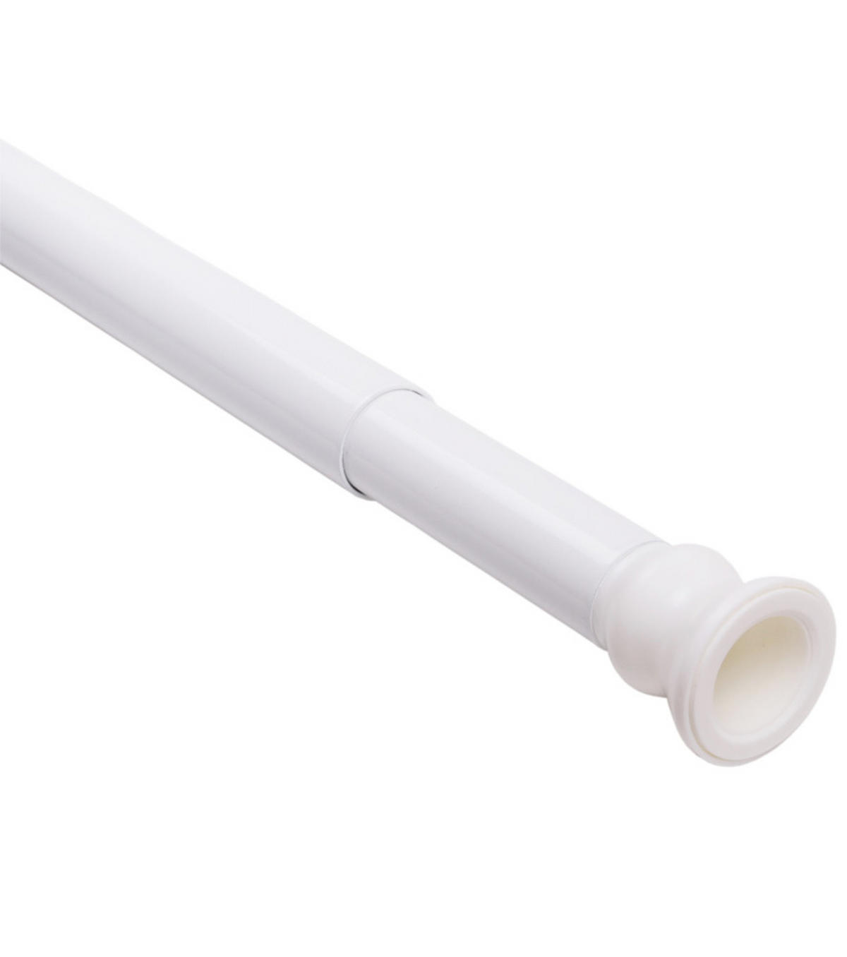 DUSCHVORHANGSTANGE Weiß 120-220cm - Weiß, Metall (230cm) - Sanilo