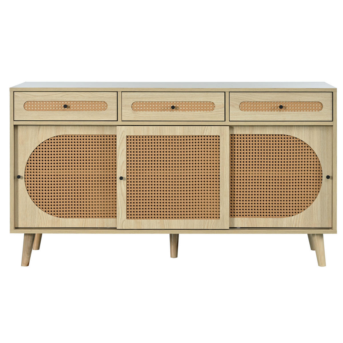 SIDEBOARD Holz 140/40/78 cm - Braun, Holzwerkstoff (40/78/140cm) - Urban Meuble