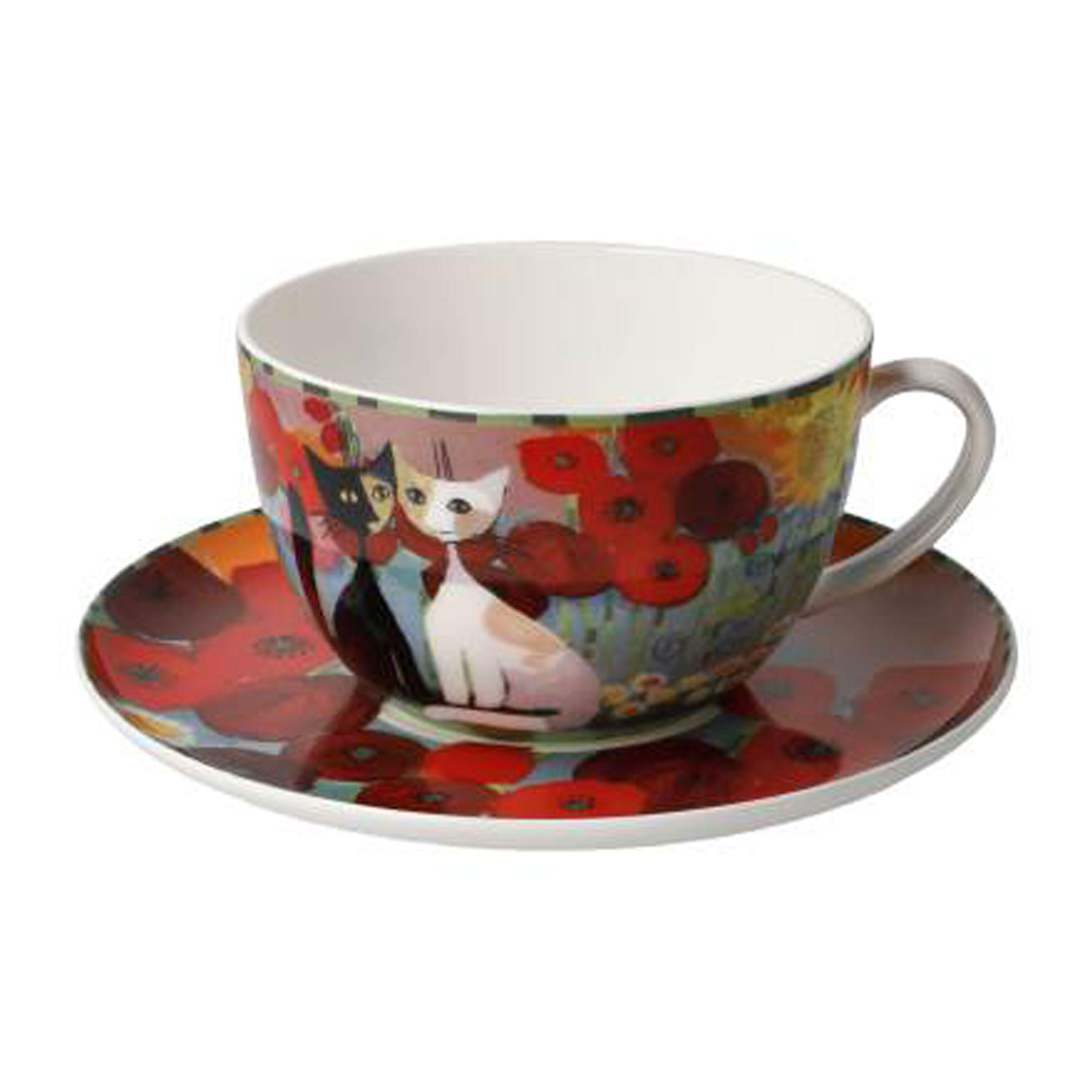 KÜNSTLERTASSE Rosina Wachtmeister - Lestate in giardino, Fine Bone China - Multicolor, Keramik (0.35L) - Goebel