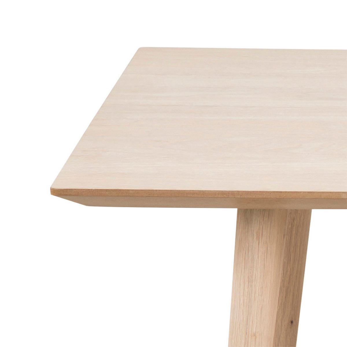 COUCHTISCH mit 1 Ablage aus Eiche, weiss gelaugt - Eiche Wotan, Holzwerkstoff (60/115/42cm) - ebuy24