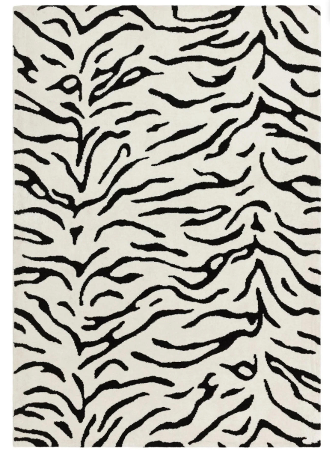 TEPPICH modern Flachgewebe SAVAGE Weiß 120 x 170 cm - Weiß, Textil (120/170cm) - Novatrend