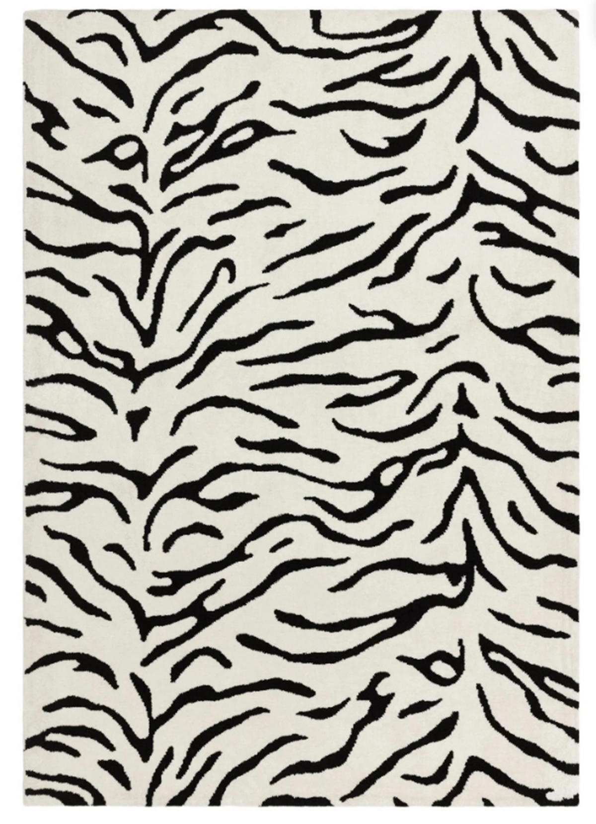 TEPPICH modern Flachgewebe SAVAGE Weiß 120 x 170 cm - Weiß, Textil (120/170cm) - Novatrend