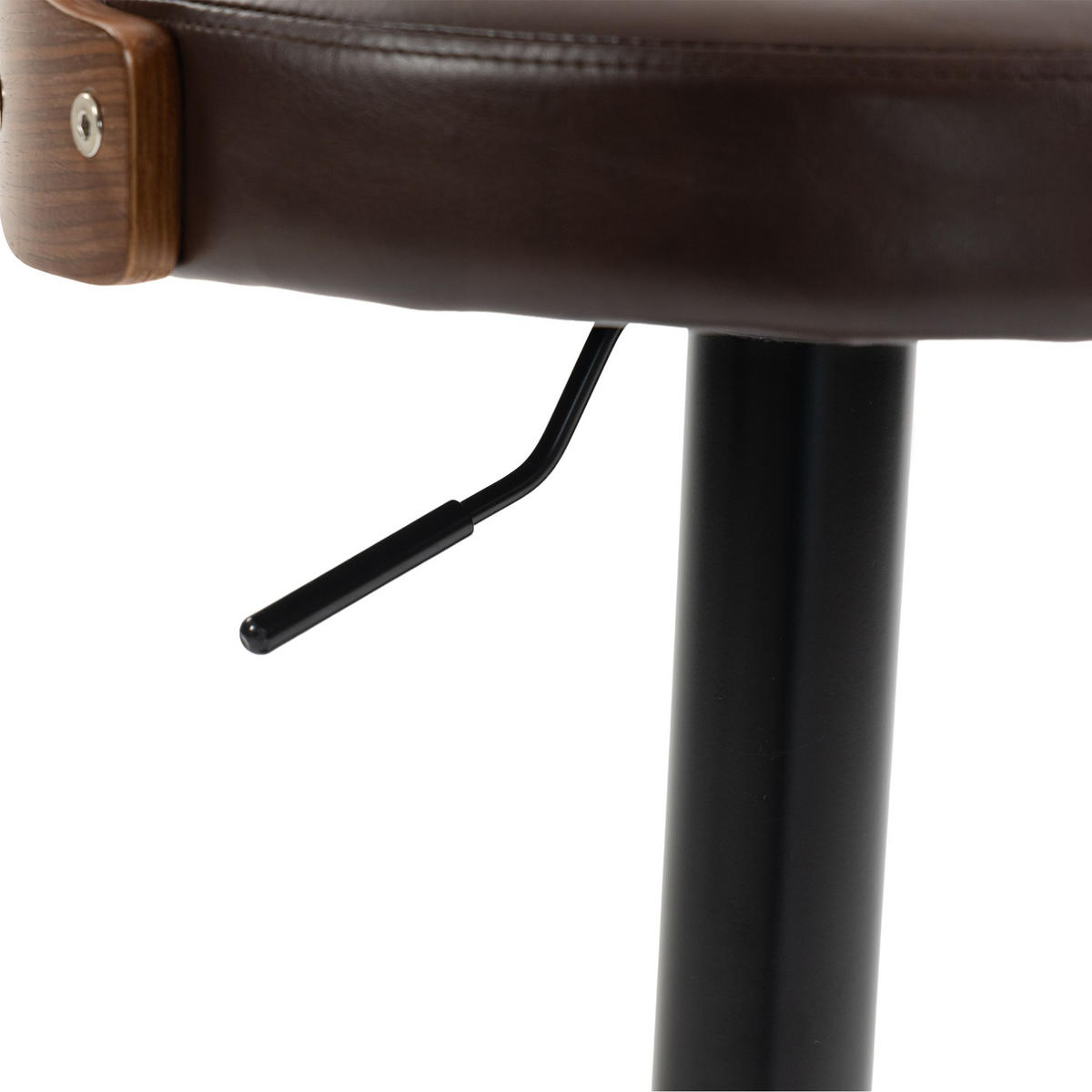 BARHOCKER,DREHSTUHL,RATTAN 360° drehbar2er-Set,Braun - Braun, Metall (42/77/42.5cm) - LVHOM