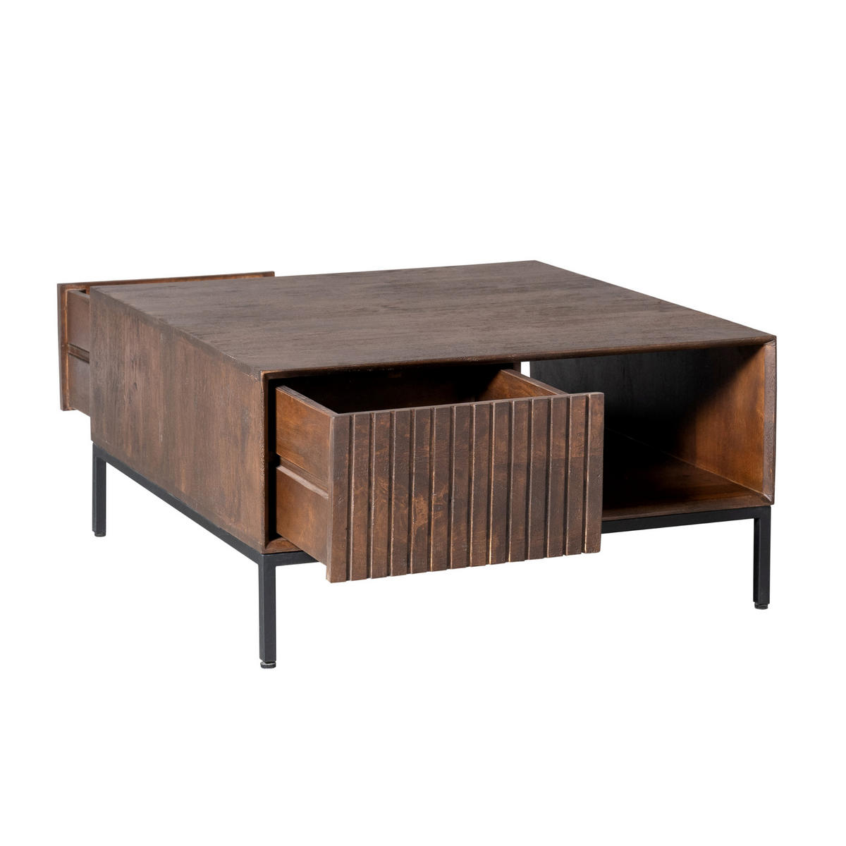 COUCHTISCH Madison Braun 80/80/40 cm - Braun, Holz (80/80/40cm) - Starfurn