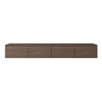 TV-LOWBOARD Bemmi Walnuss Wisconsin 200/28/32 cm - Dunkelbraun, Holzwerkstoff (200/28.4/31.8cm) - Selsey