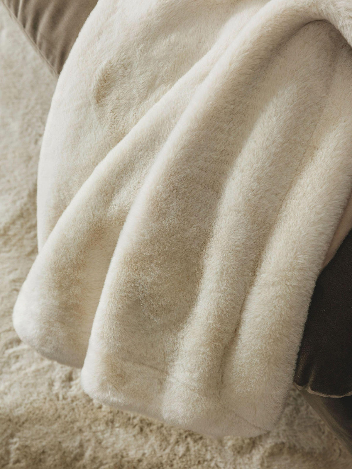 KUSCHELDECKE Dave Cream 150x200 cm - Creme, Textil (150/200cm) - benuta Nest