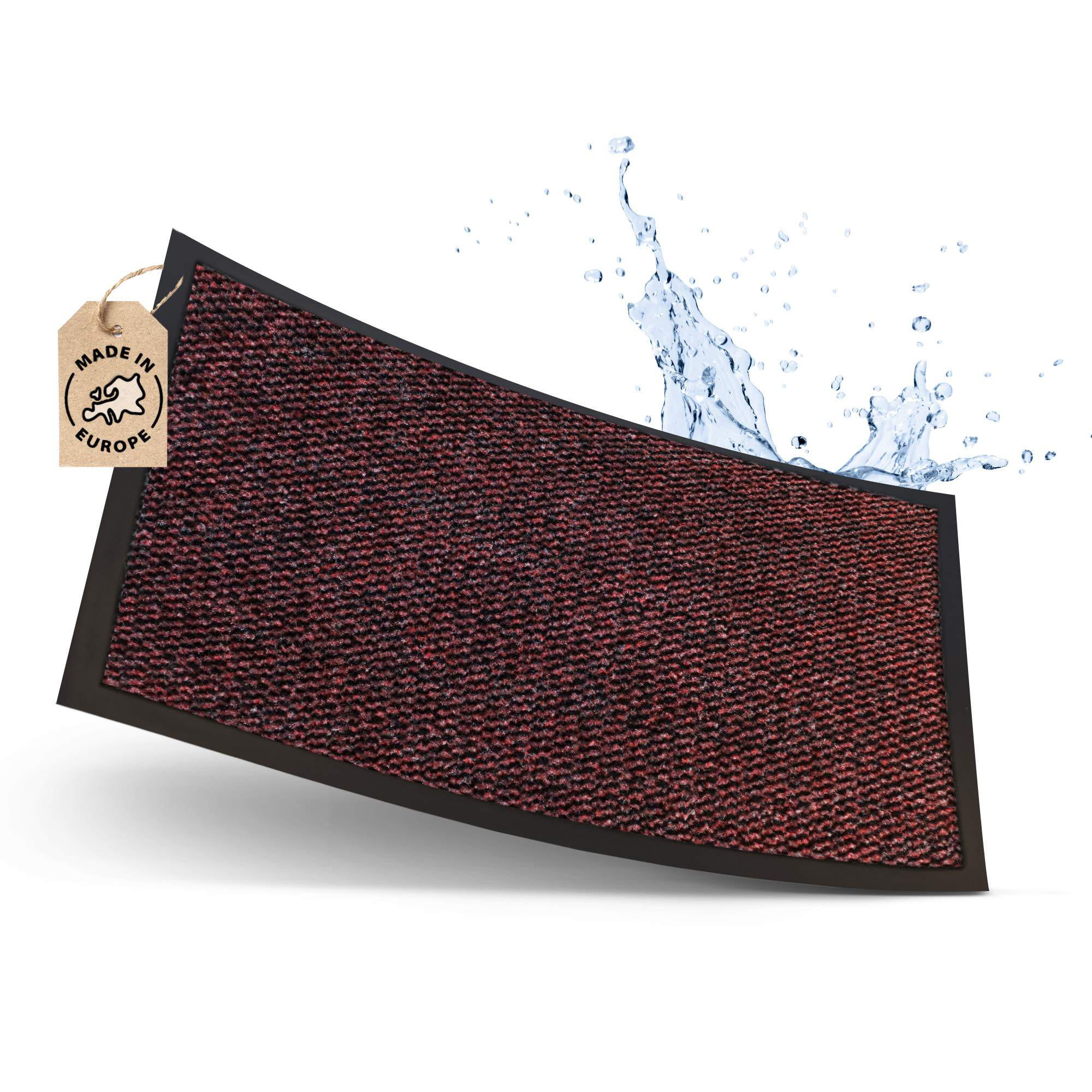 SCHMUTZFANGMATTE PALERMO - Rot, Textil (60/80cm) - WohnDirect