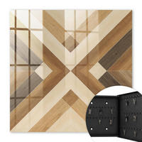 SCHLÜSSELBOX Schwarz 30x30 cm- Türöffnung nach rechts - Eleganz aus Holz - Braun, Metall (30/30/5cm) - TULUP