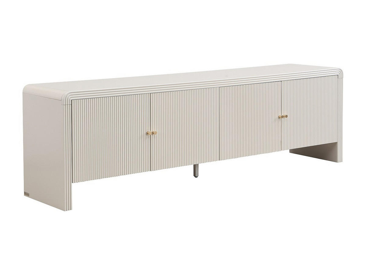 TV-BOARD - 179.6 cm x 40 cm - Holz, Platte - Beige - MIRENALO - Beige, Holz (179.6/55/40cm) - Vente-Unique